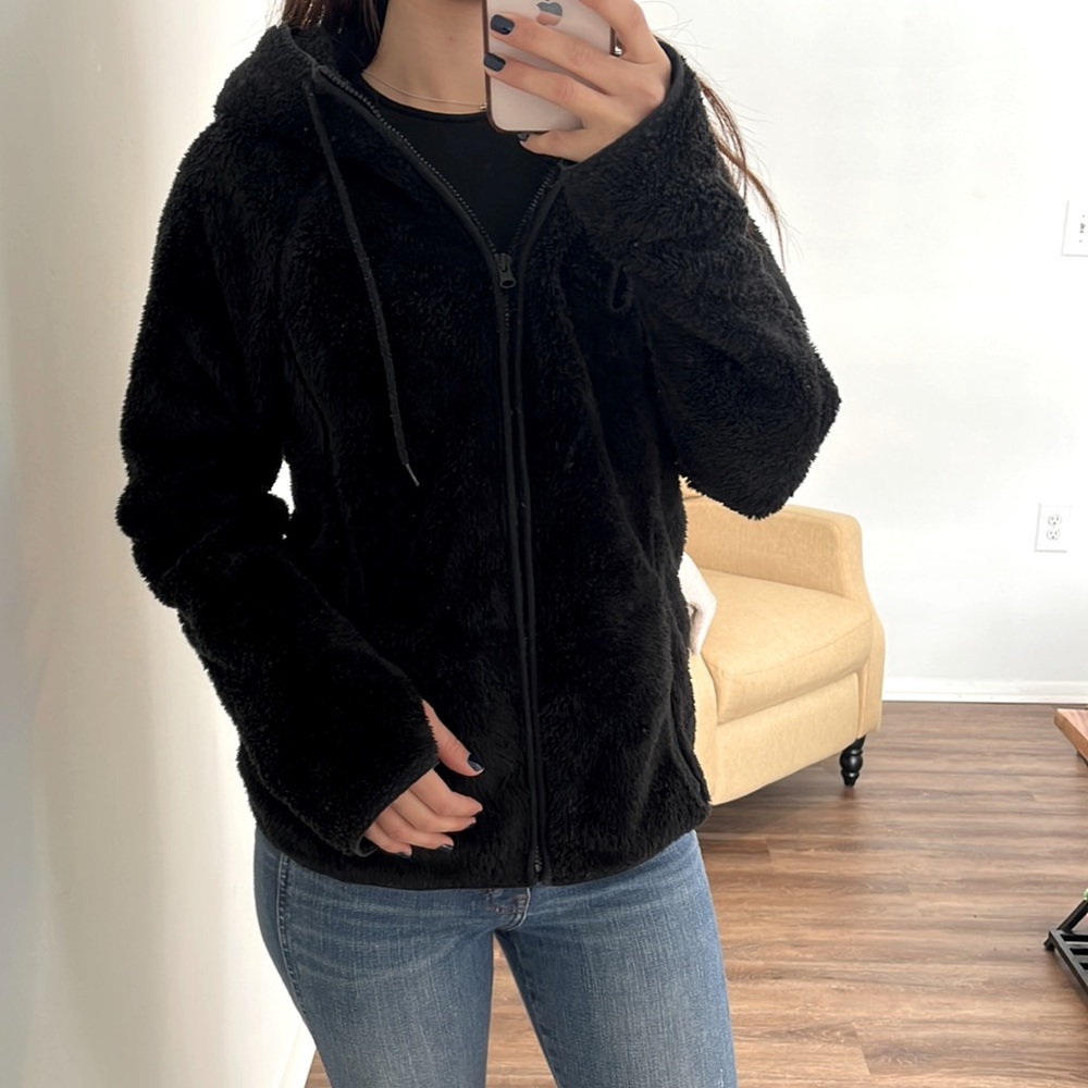 AE | Zip Teddy Hoodie